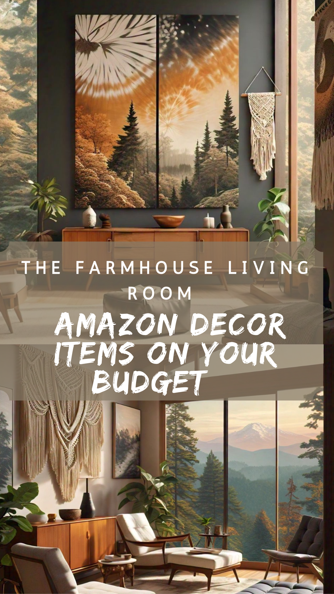 The Best Amazon Decor Items for a Farmhouse style Home on a Budget